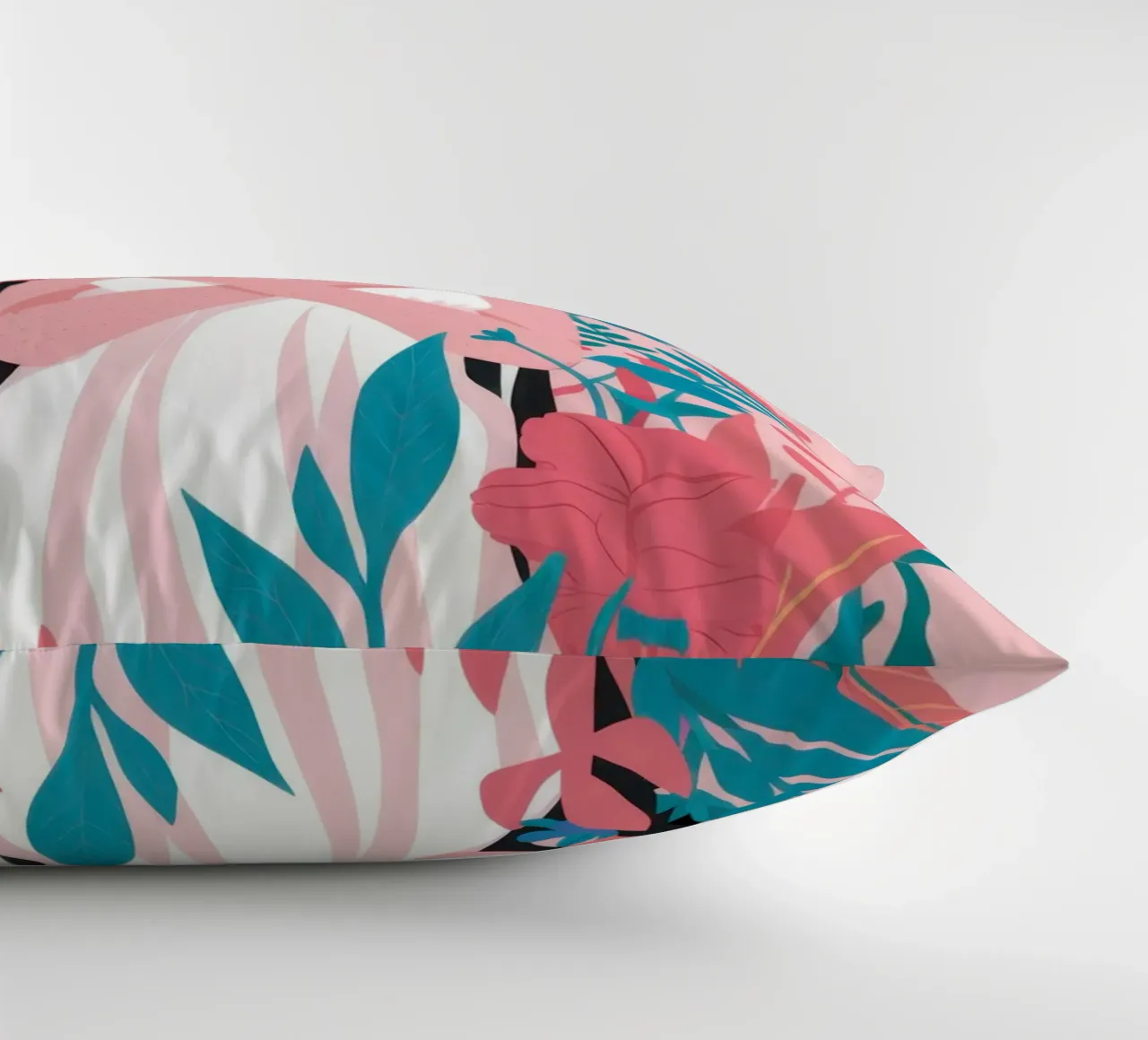 Avvolto nei fiori cuscino da Ink Pulse