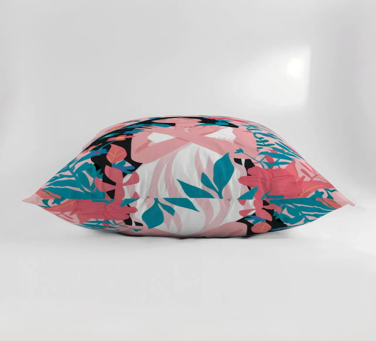 Avvolto nei fiori cuscino da Ink Pulse