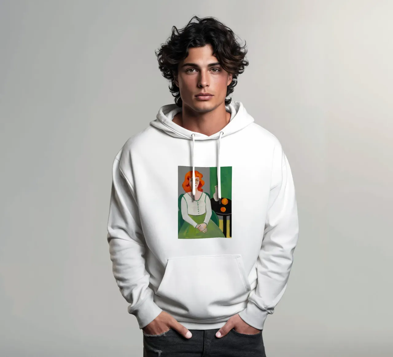 Ritratto di Auburn Poise felpa con cappuccio da Monuments Fire