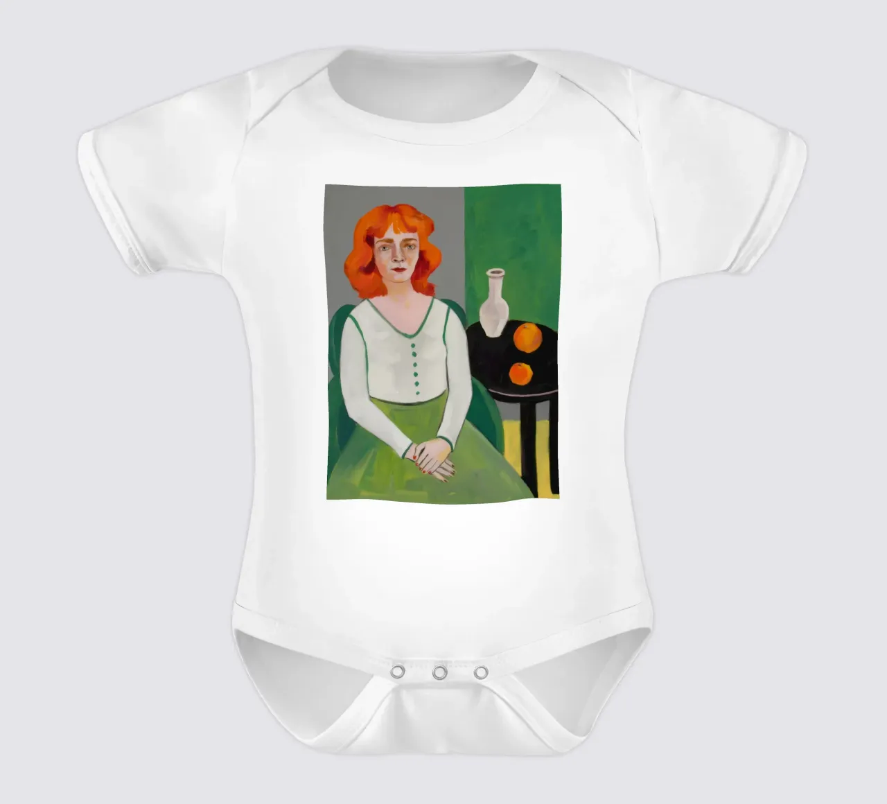 Ritratto di Auburn Poise body neonato maniche corte da Monuments Fire