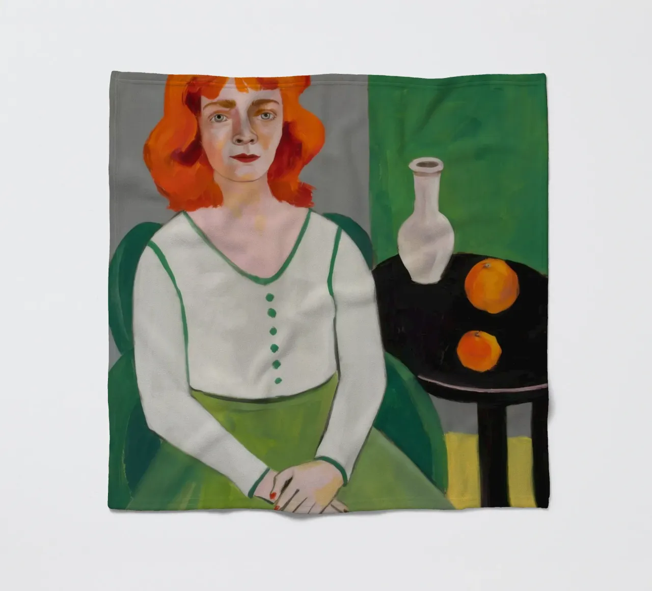Ritratto di Auburn Poise coperta in pile da Monuments Fire