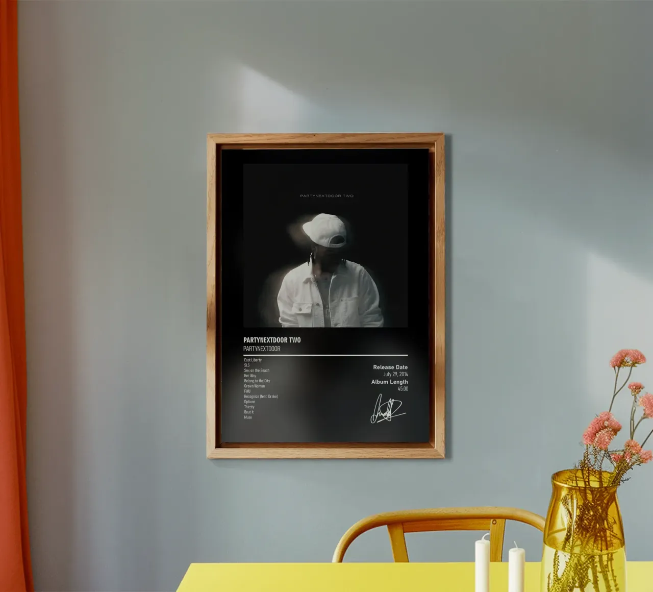 PARTYNEXTDOOR Two alluminio dibond da DGUnder