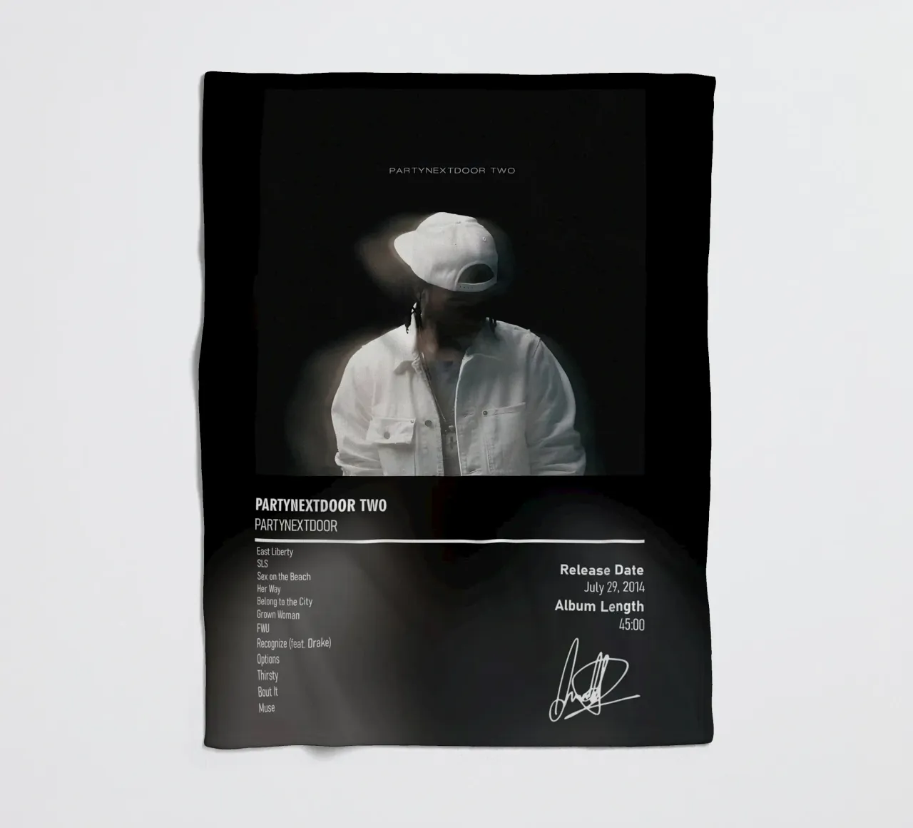 PARTYNEXTDOOR Two coperta in pile da DGUnder