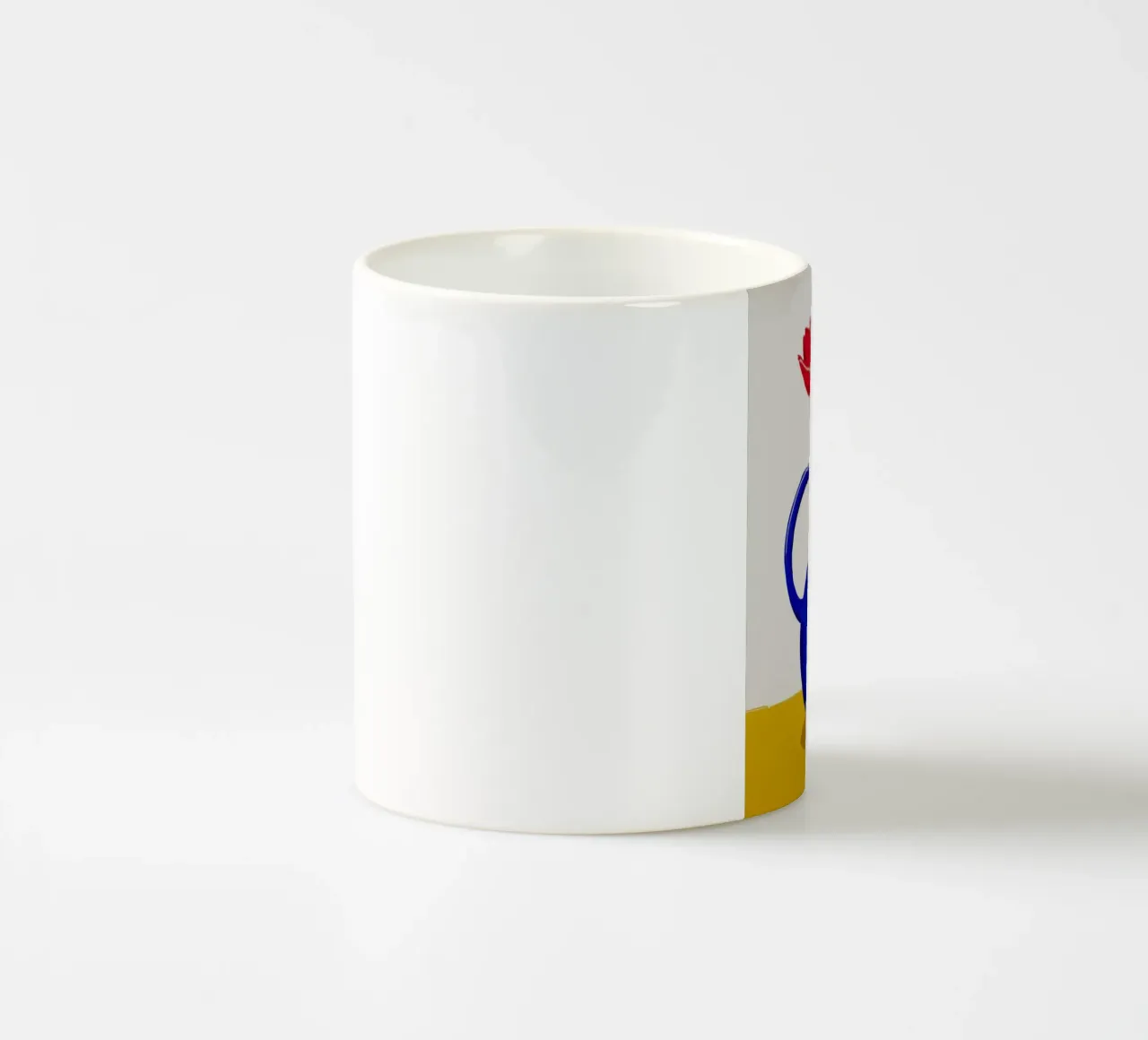 Duo di tulipani cobalto tazza in ceramica da Reds Jays