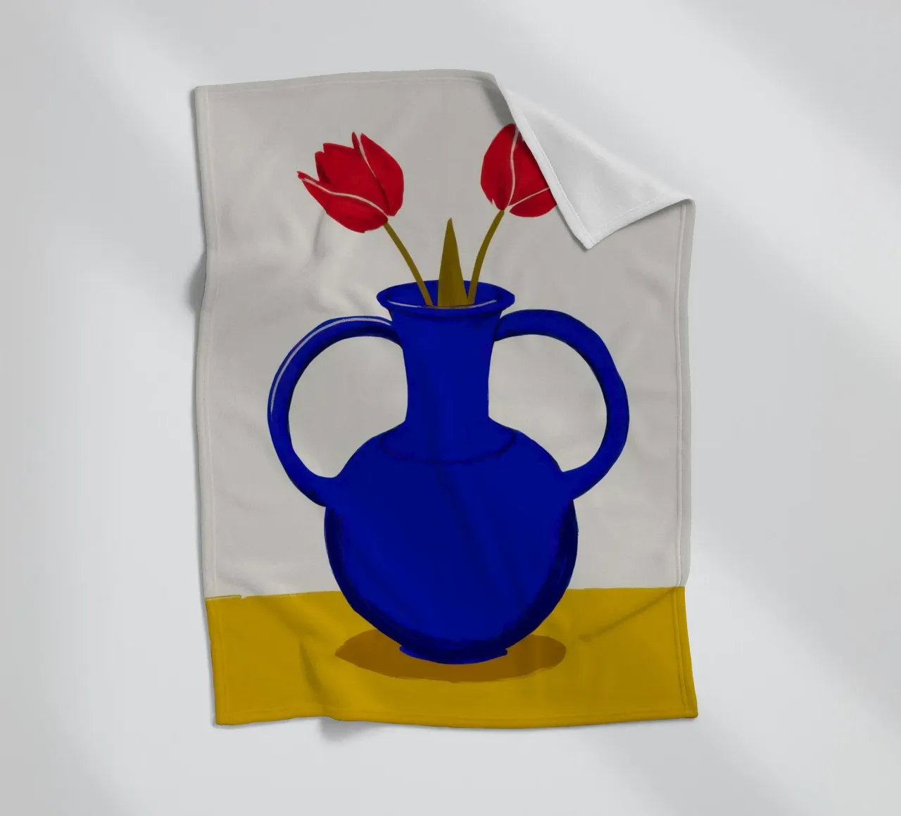 Duo di tulipani cobalto coperta in pile da Reds Jays