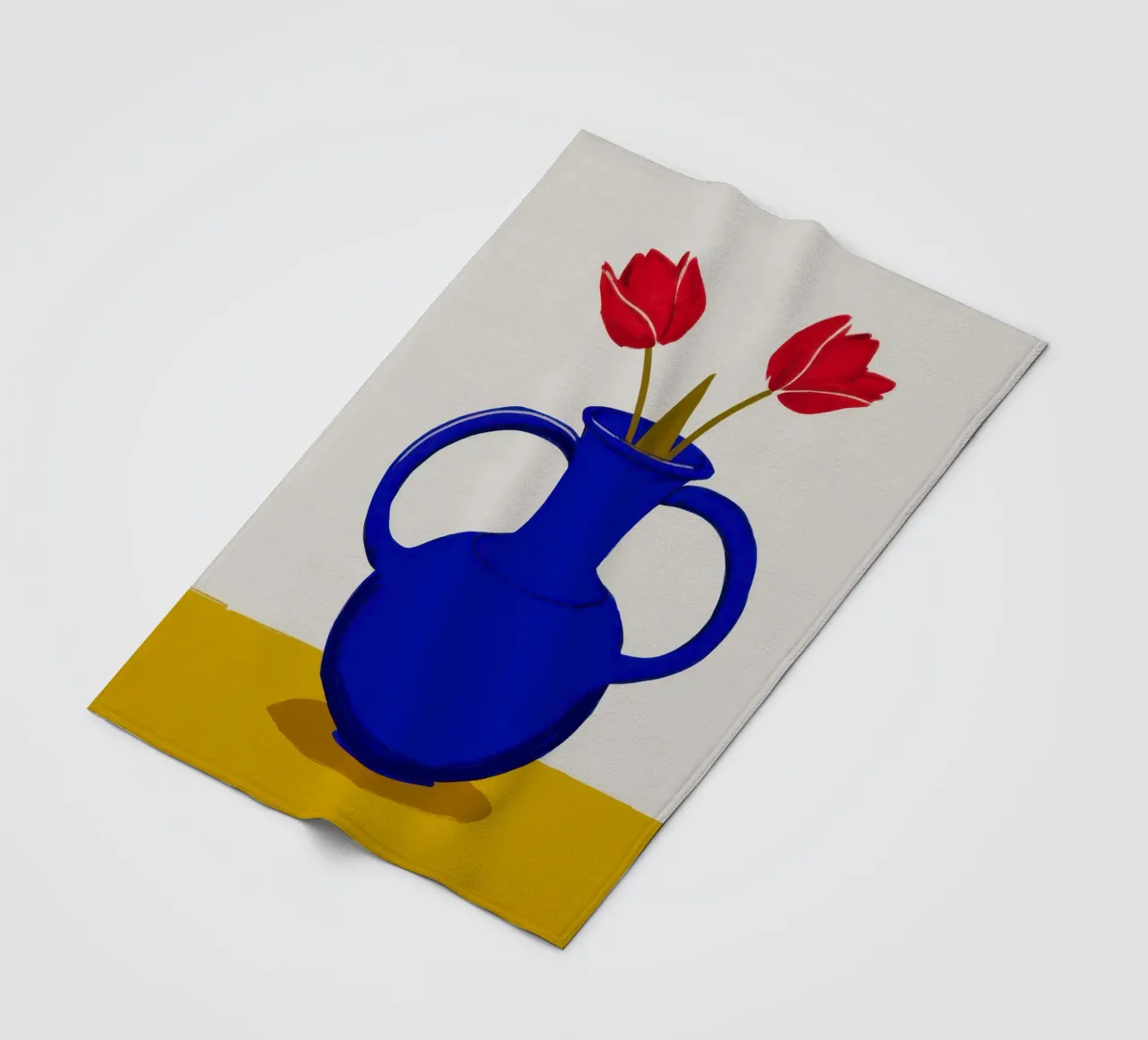 Duo di tulipani cobalto coperta in pile da Reds Jays