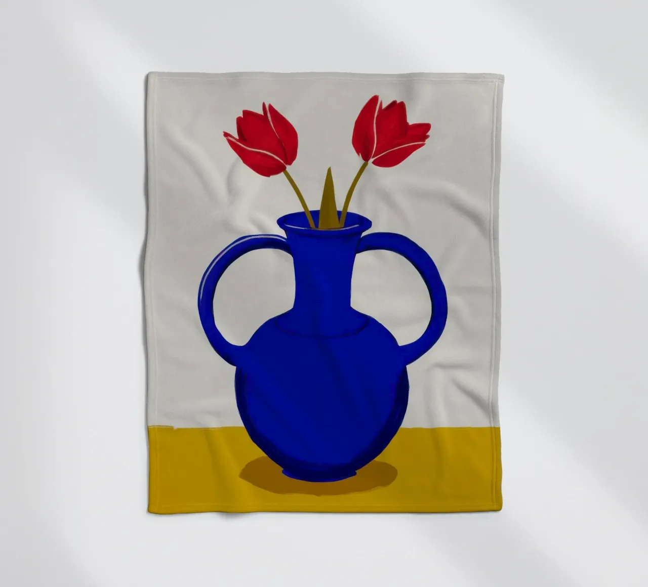 Duo di tulipani cobalto coperta in pile da Reds Jays