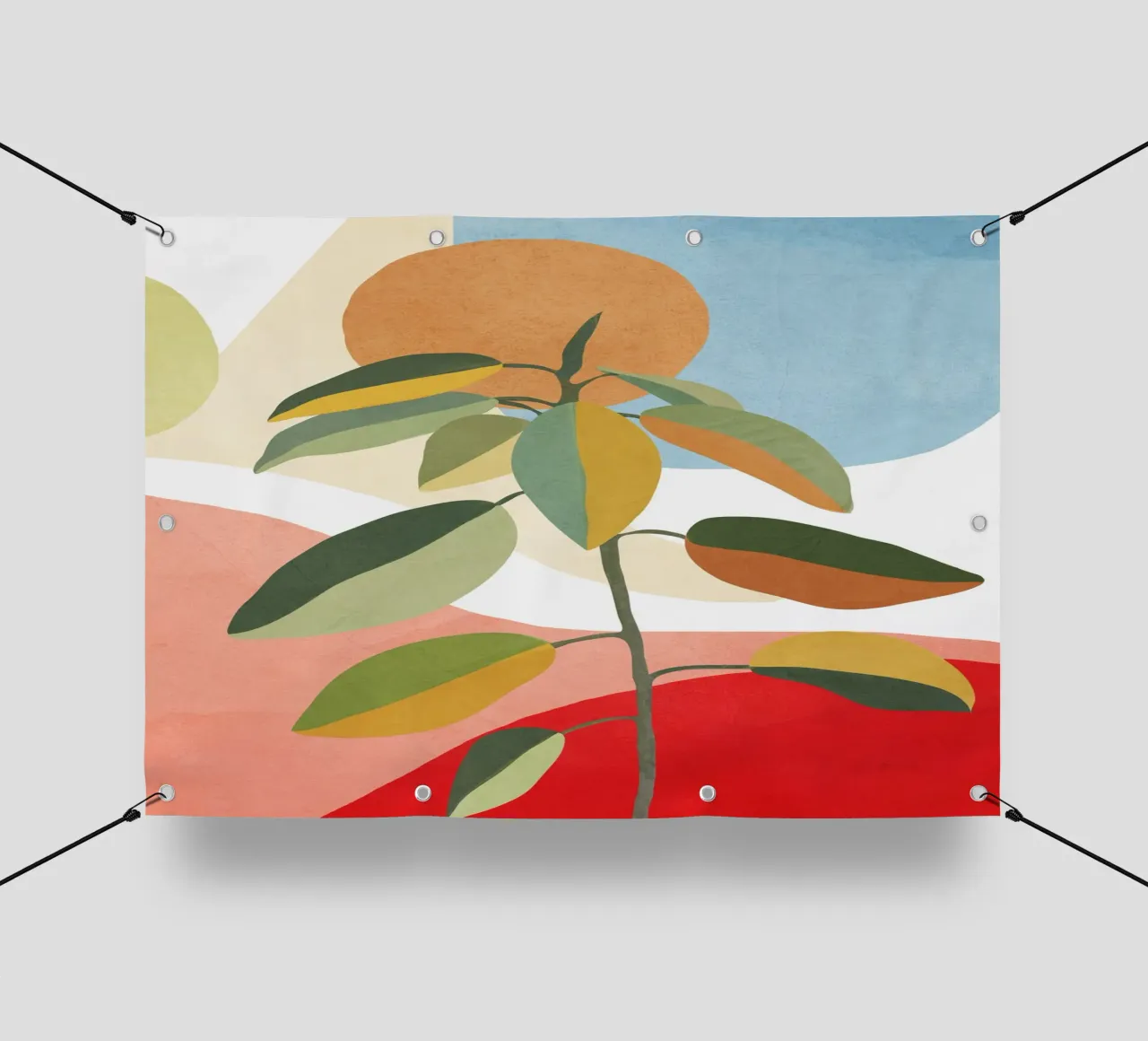 Colorful Branching Out 36 telo in pvc da cityart