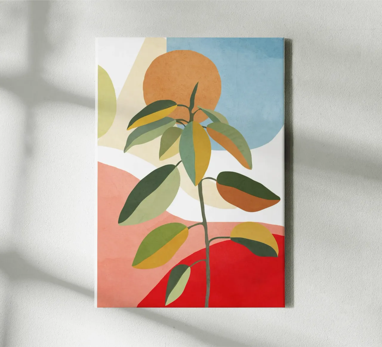 Colorful Branching Out 36 tela con Cornice a cassetta da cityart