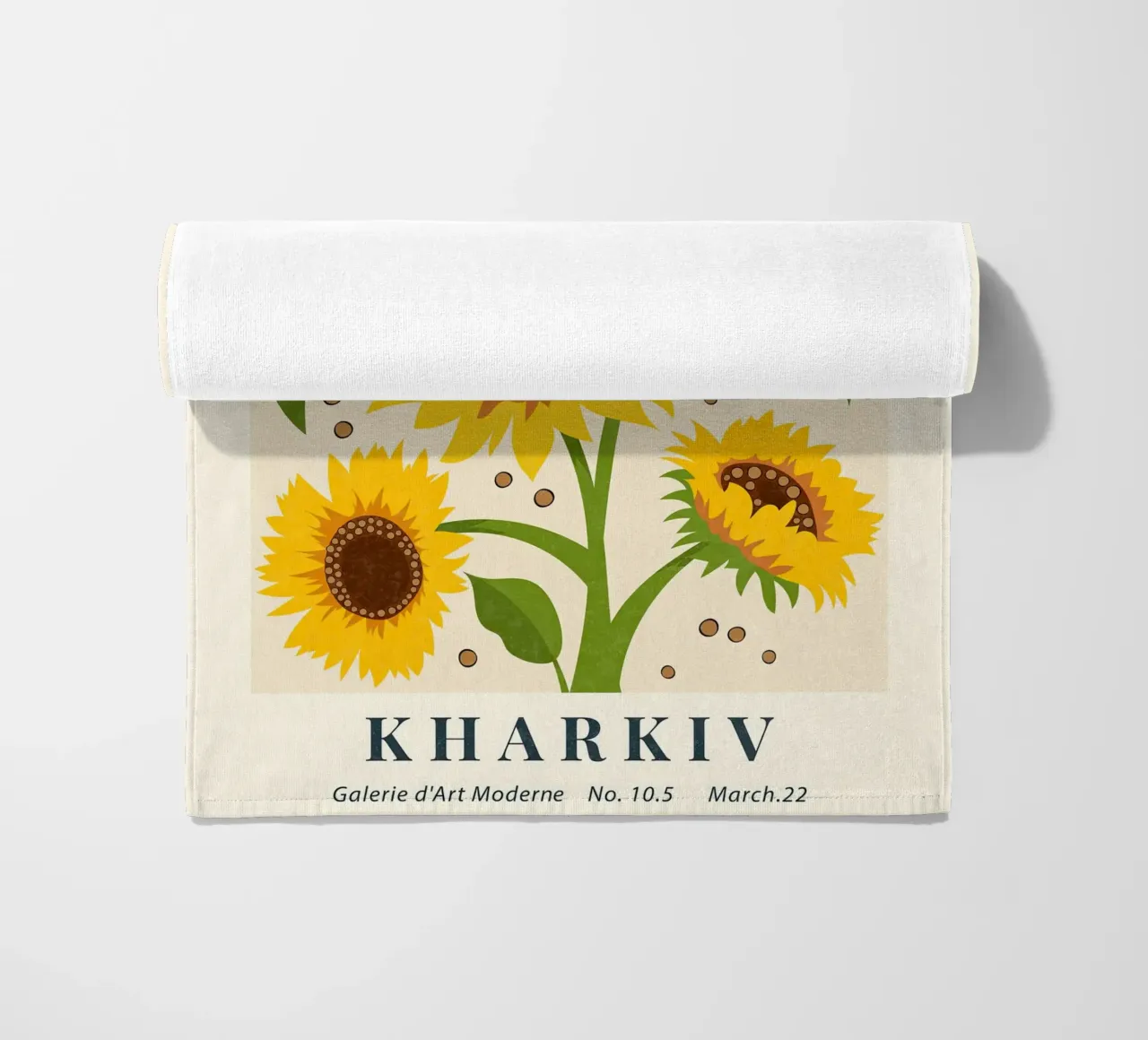 Mercato dei fiori di Charkiv Girasole telo mare da TekleDawit