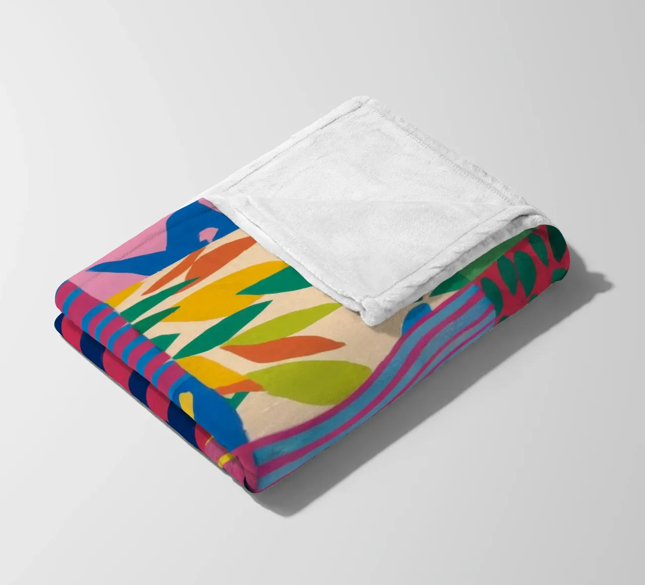 Fröhliches Muster Patchwork Fleecedecke von Monuments Fire