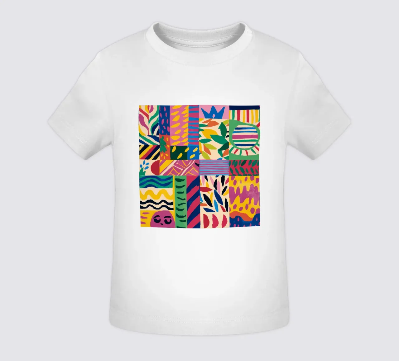 Pattern patchwork gioioso maglietta neonato da Monuments Fire