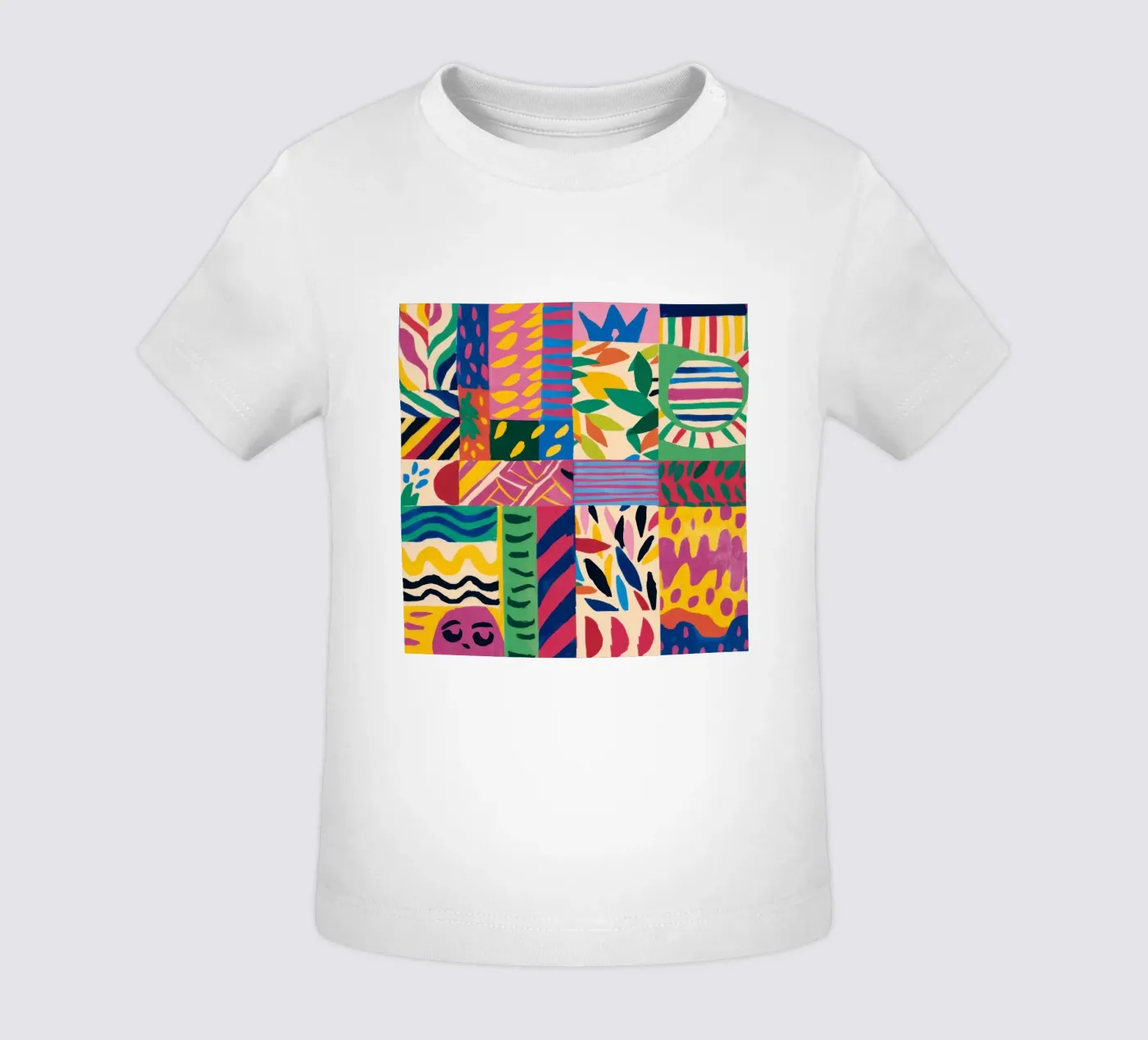 Pattern patchwork gioioso maglietta neonato da Monuments Fire