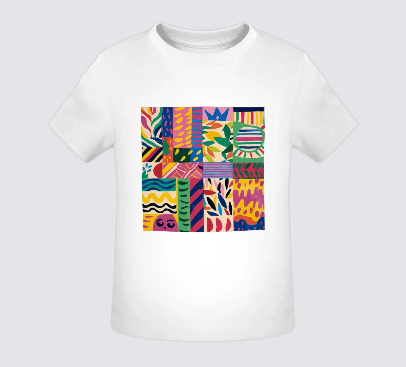 Pattern patchwork gioioso maglietta neonato da Monuments Fire