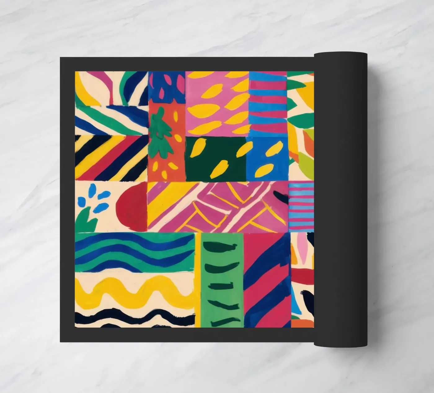 Joyful Pattern Patchwork zerbino da Monuments Fire