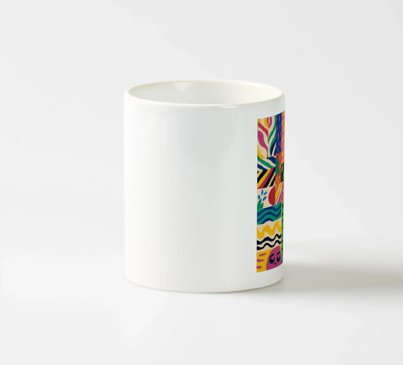 Joyful Pattern Patchwork keramische mok van Monuments Fire