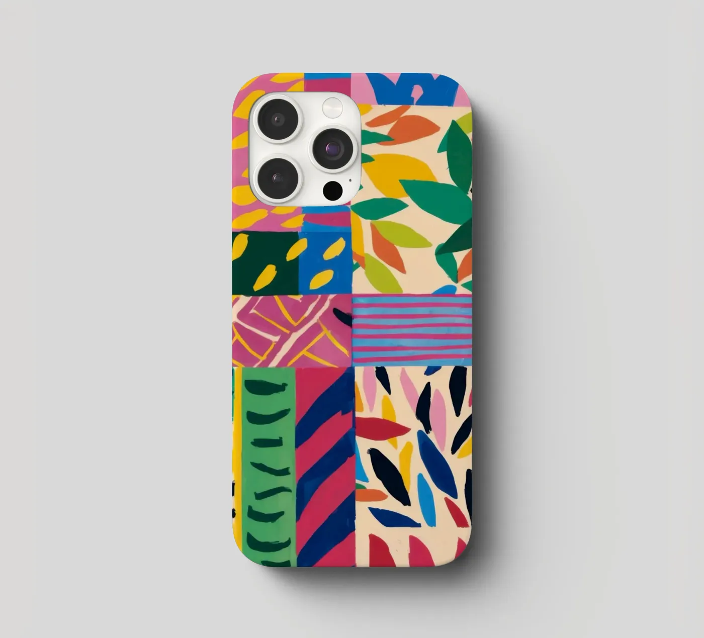 Joyful Pattern Patchwork cover iphone da Monuments Fire