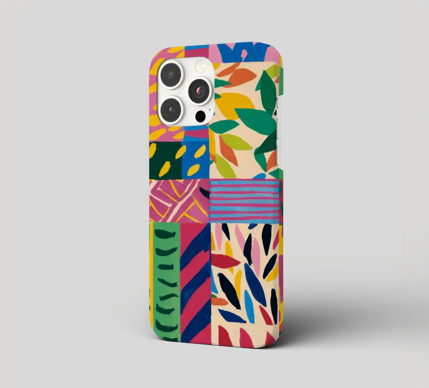 Pattern patchwork gioioso cover iphone da Monuments Fire