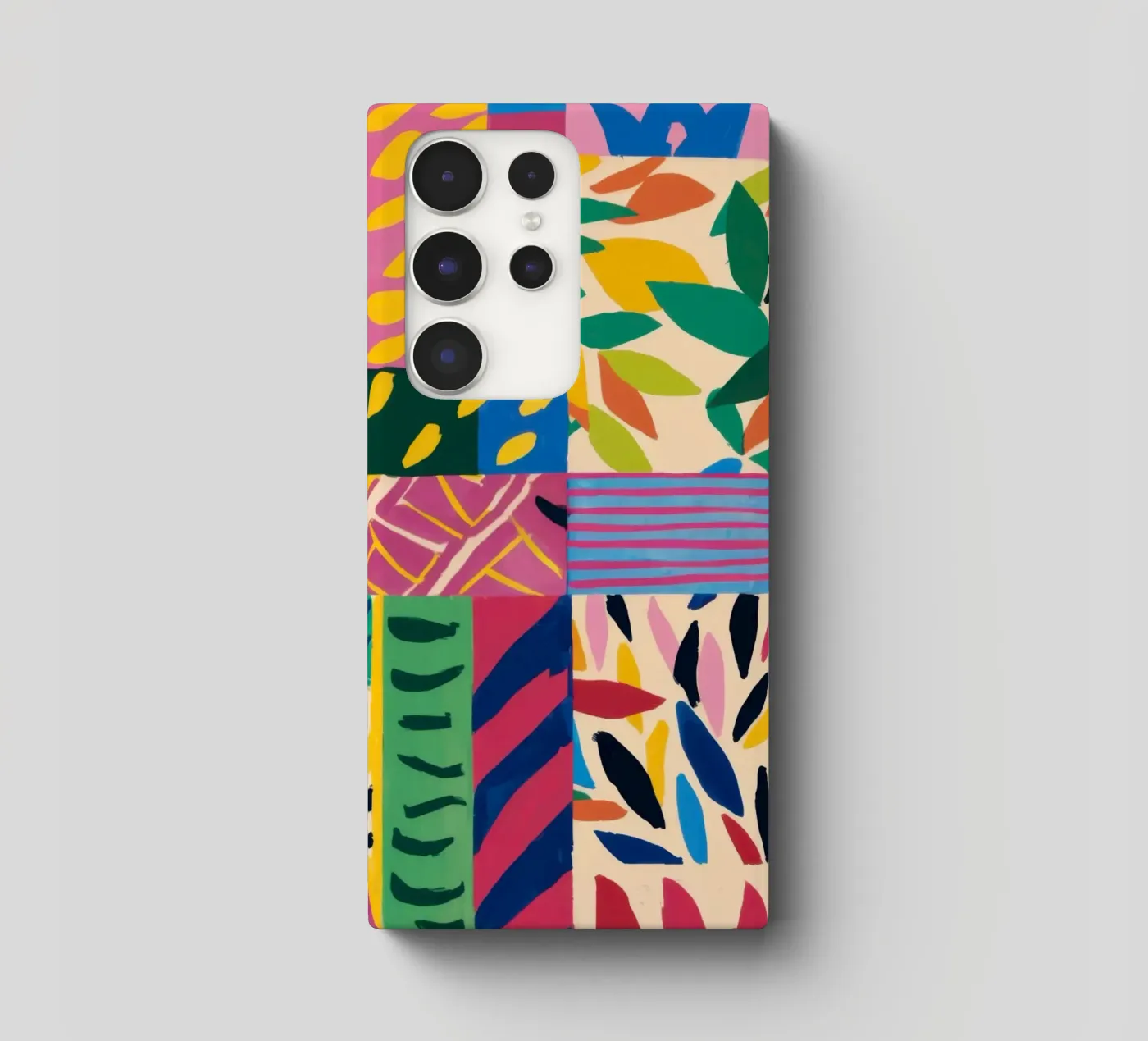 Joyful Pattern Patchwork samsung hoesje van Monuments Fire