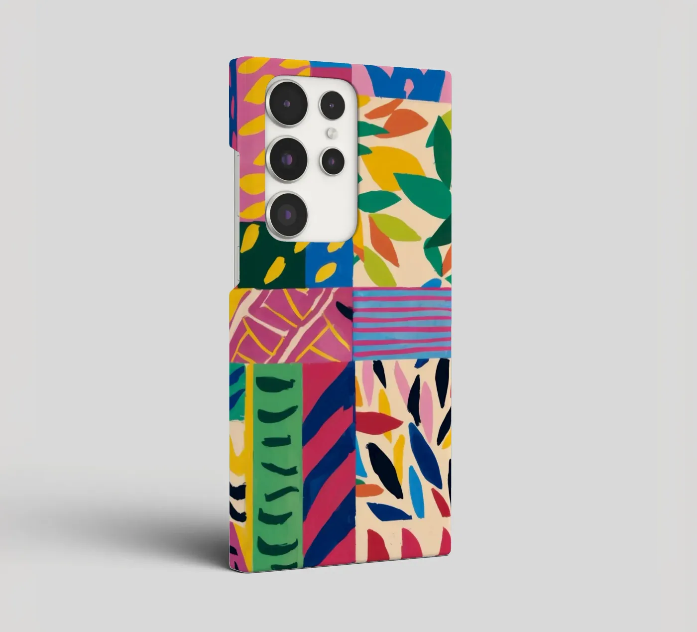 Joyful Pattern Patchwork samsung hoesje van Monuments Fire