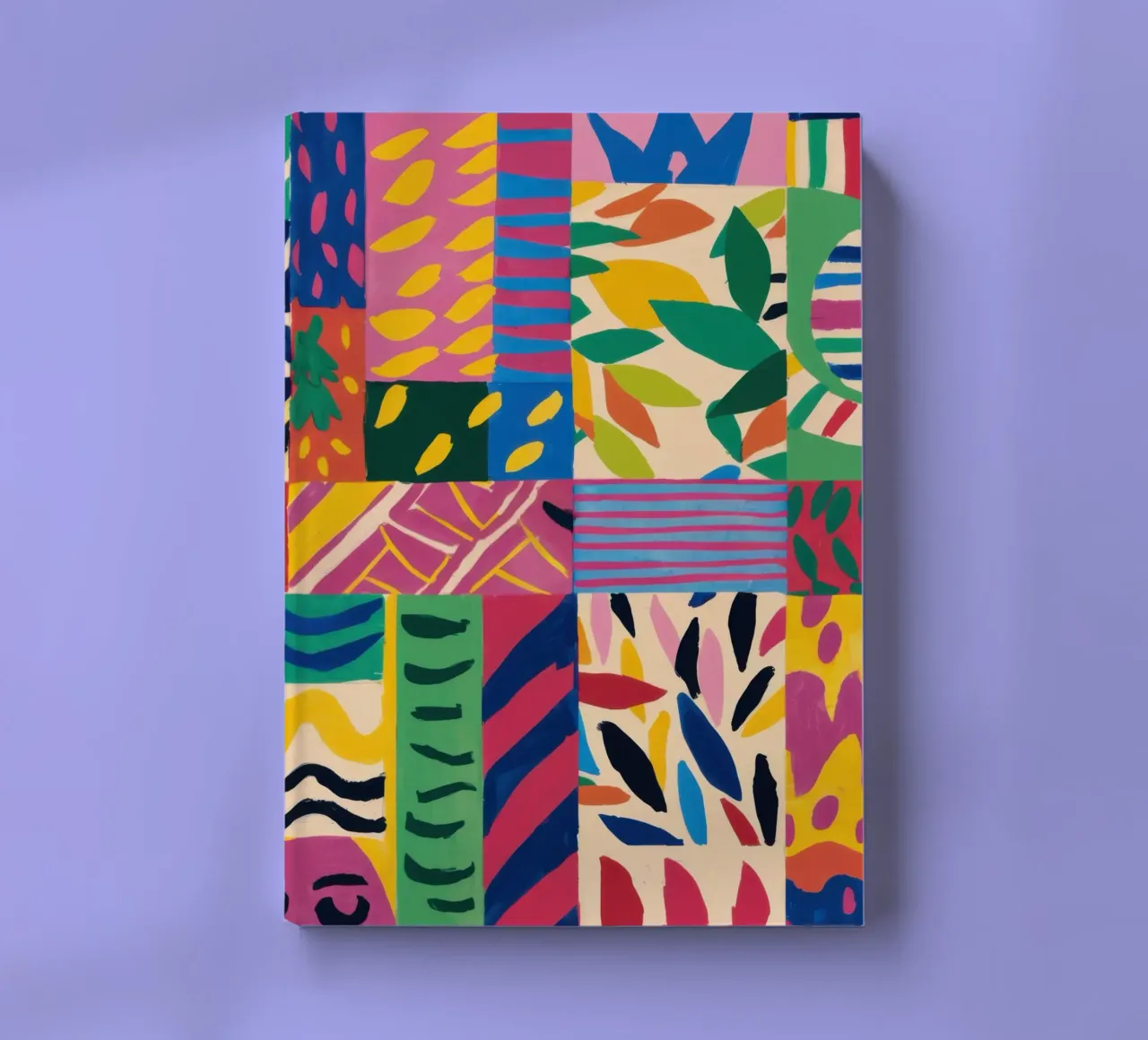 Joyful Pattern Patchwork notebook by Monuments Fire