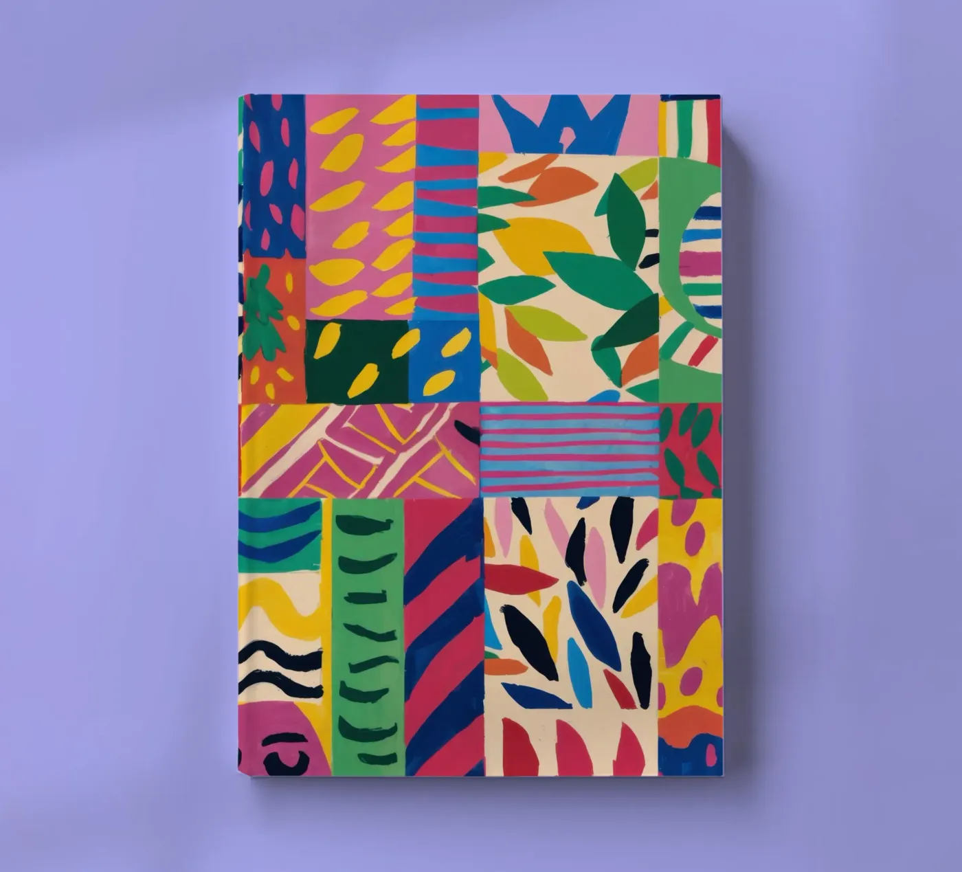 Joyful Pattern Patchwork notebook by Monuments Fire