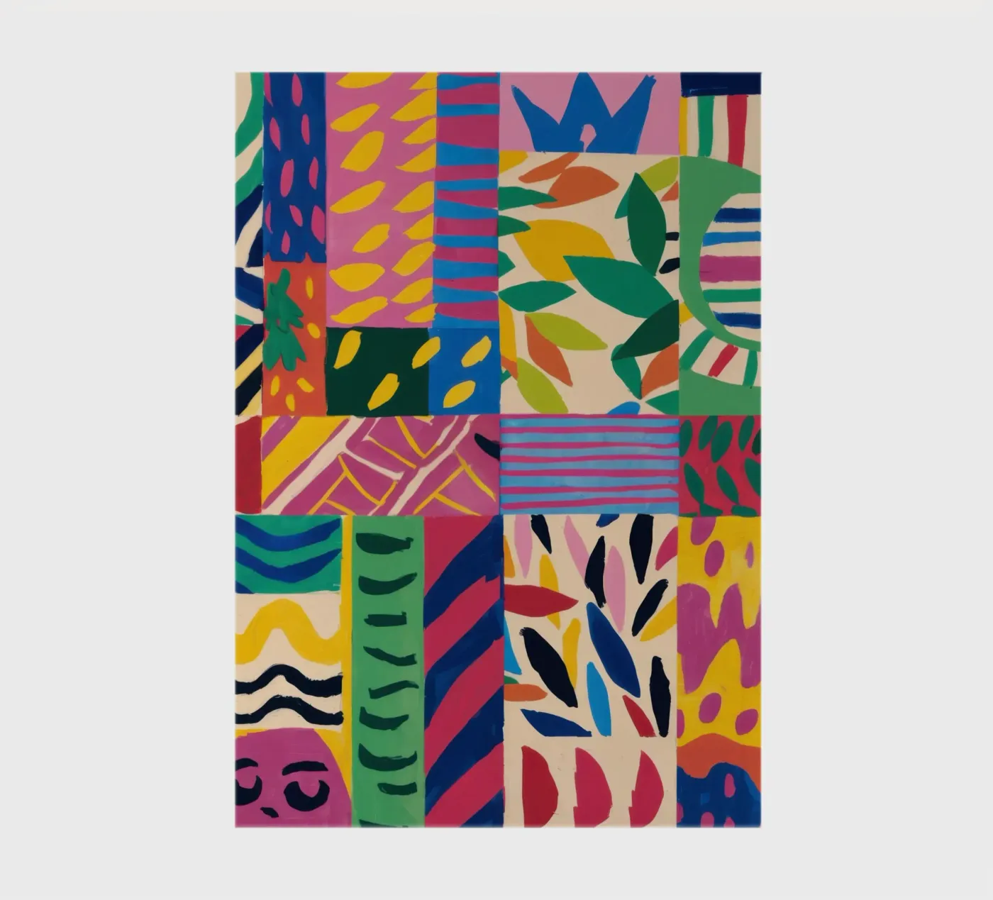 Joyful Pattern Patchwork notebook by Monuments Fire