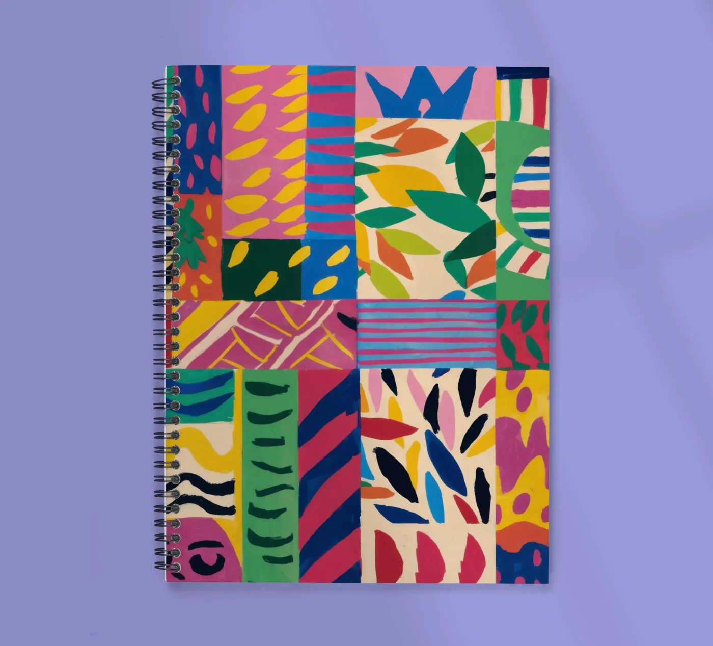 Joyful Pattern Patchwork Ringbuch von Monuments Fire