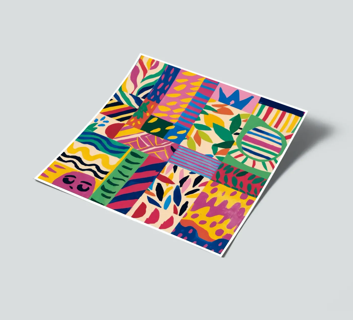 Joyful Pattern Patchwork foglio adesivo da Monuments Fire