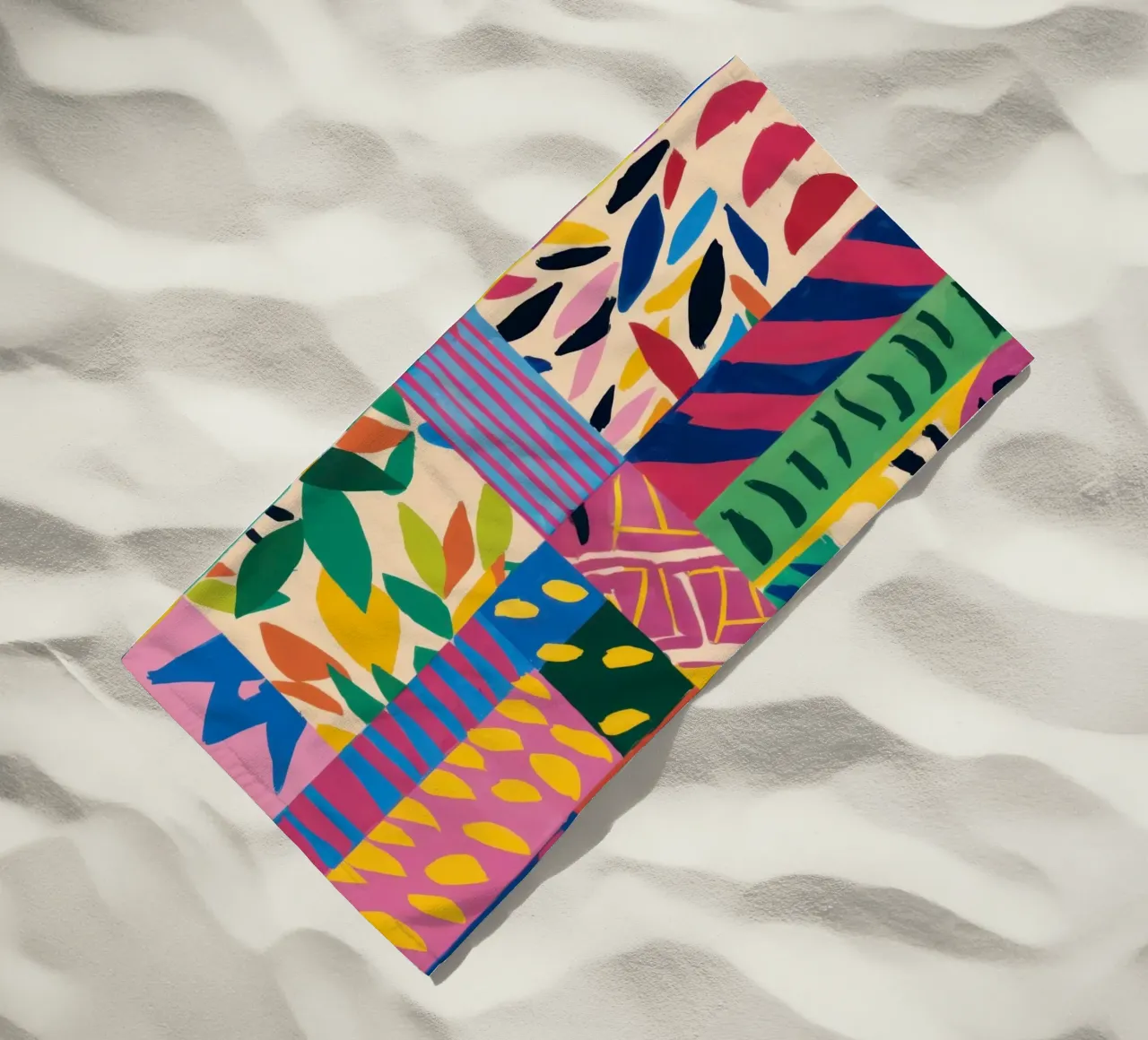 Pattern patchwork gioioso telo mare da Monuments Fire