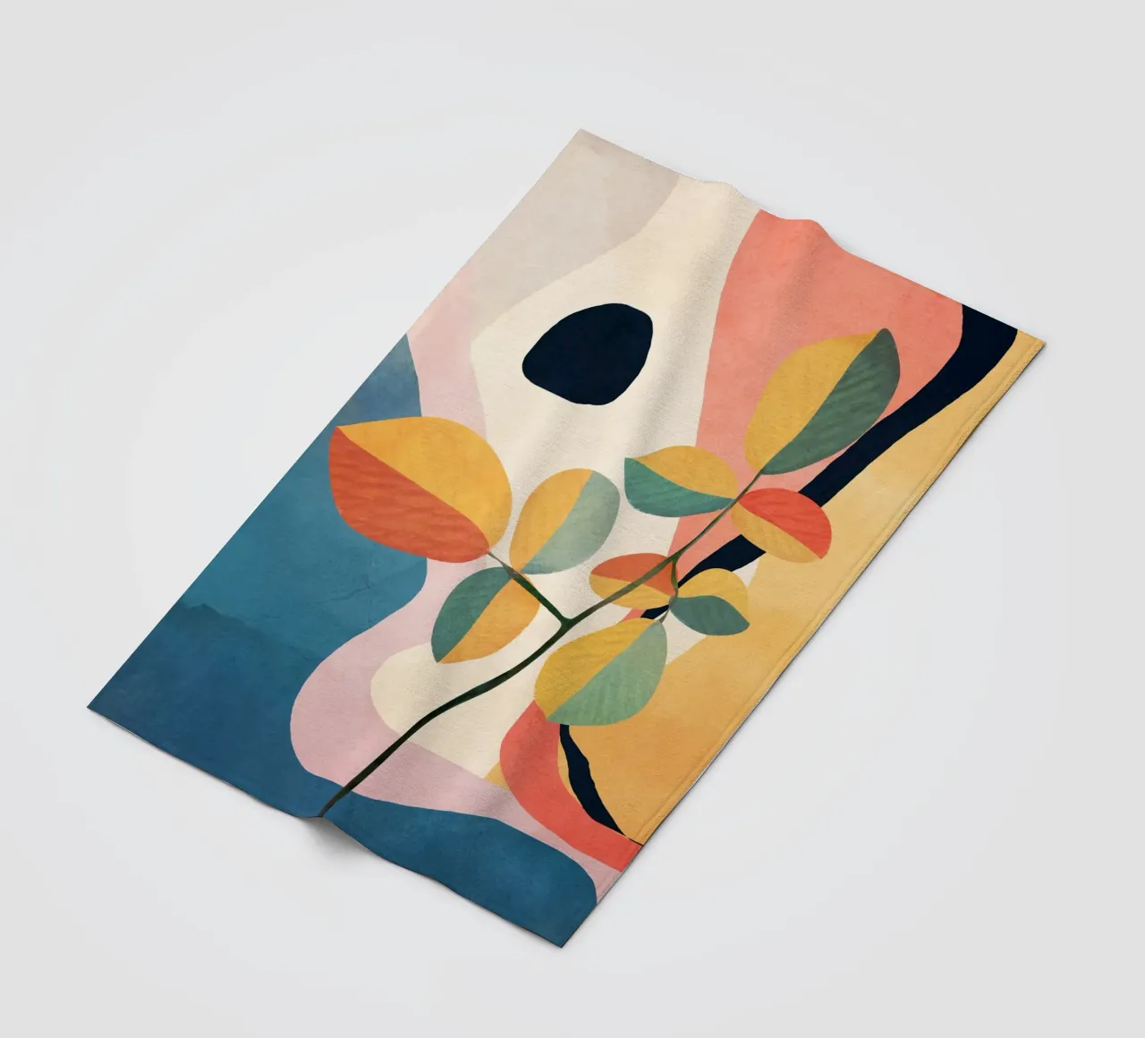 Colorful Branching Out 34 coperta in pile da cityart
