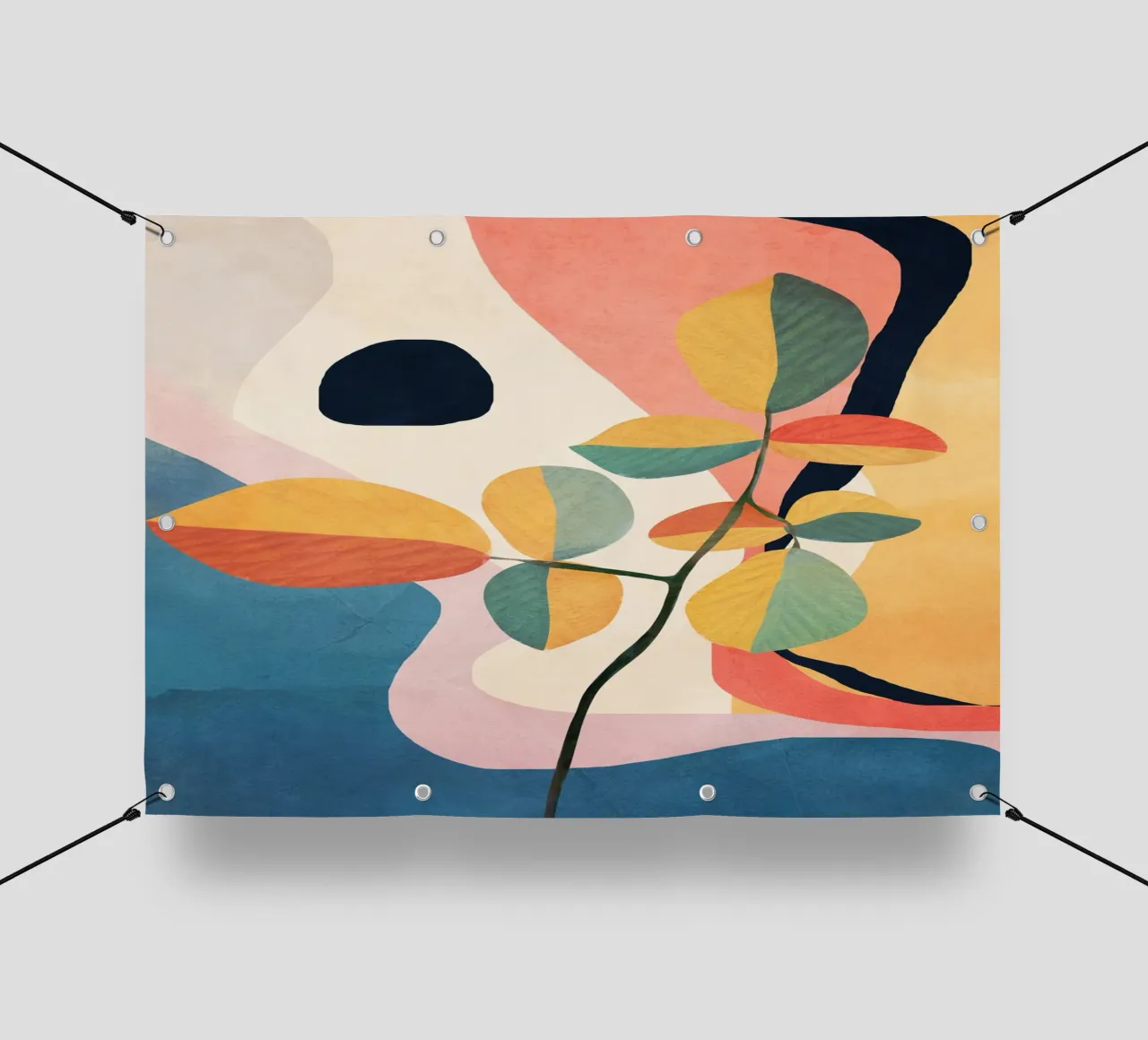 Colorful Branching Out 34 telo in pvc da cityart