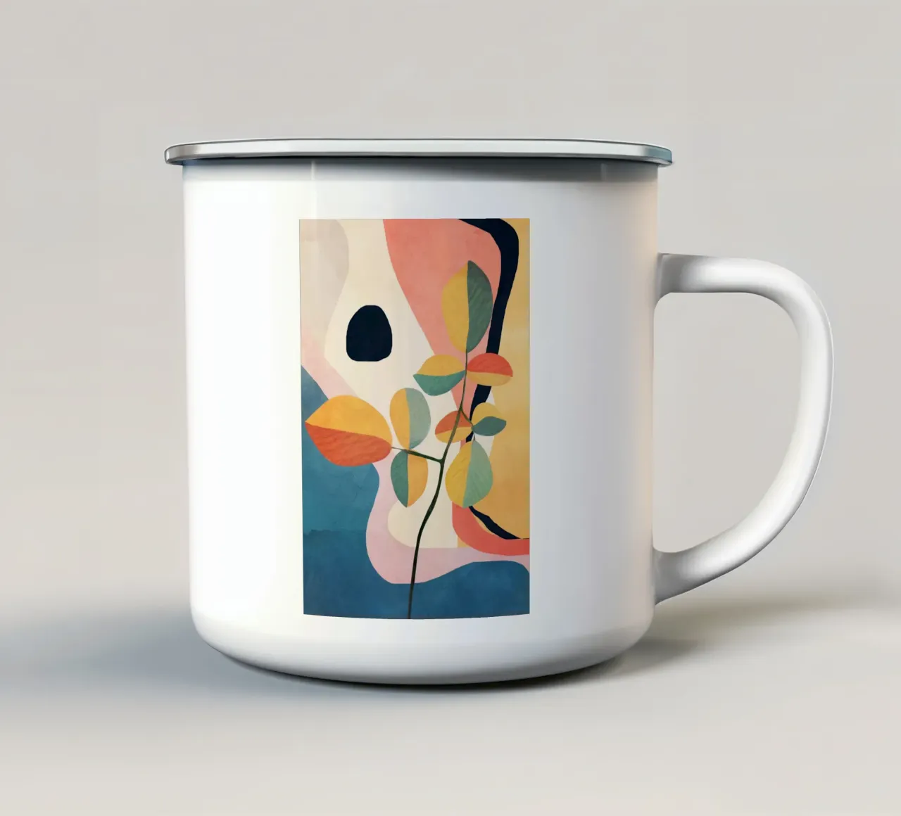 Colorful Branching Out 34 tazza in smalto da cityart