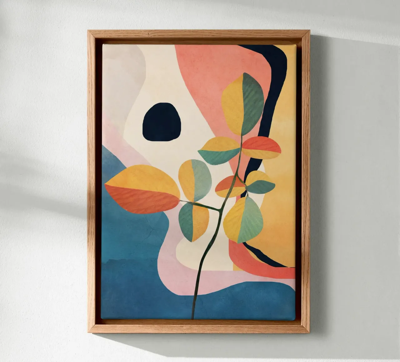 Colorful Branching Out 34 tela con Cornice a cassetta da cityart