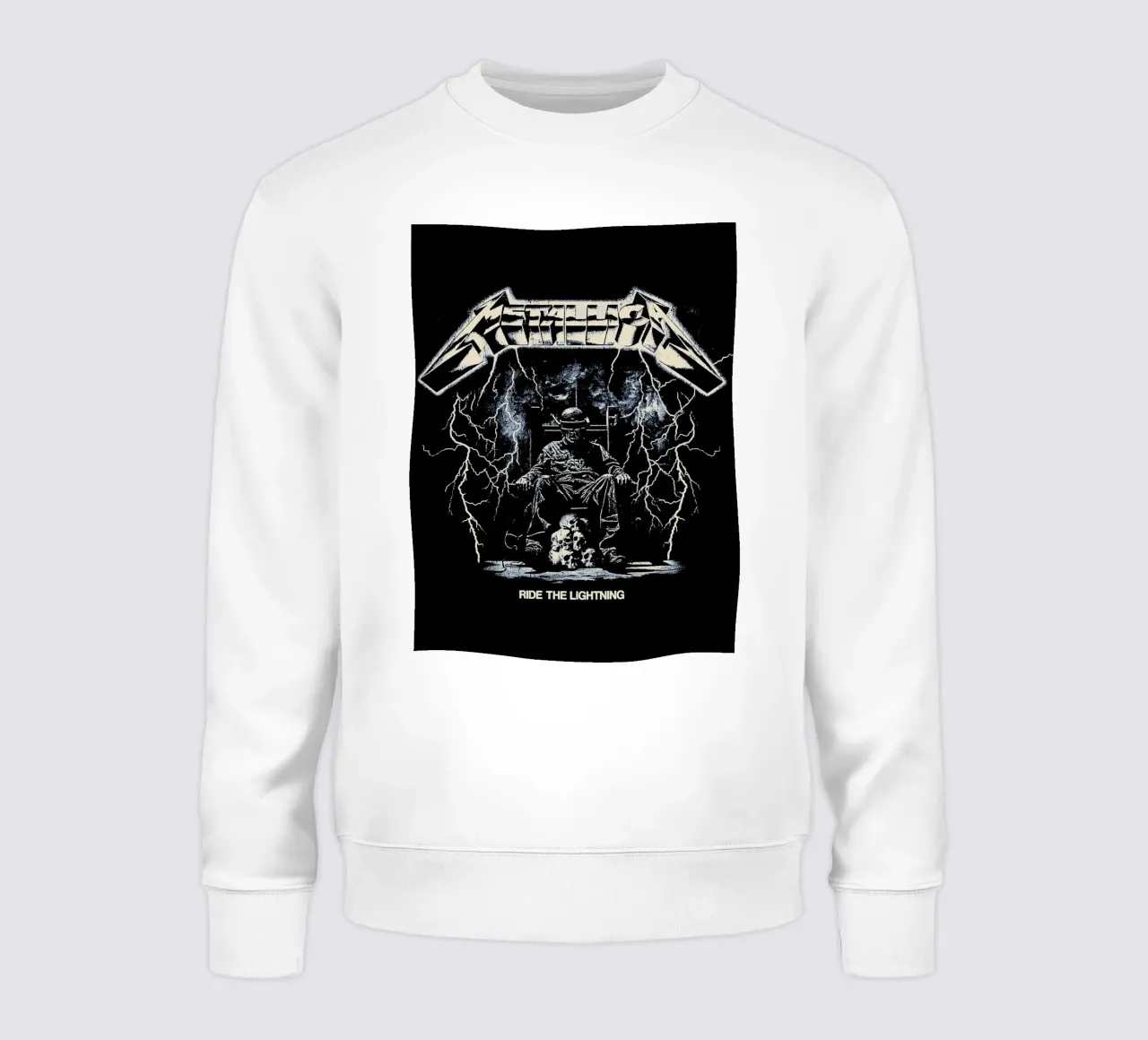 Ride The Lightning metallichead felpa da music soul