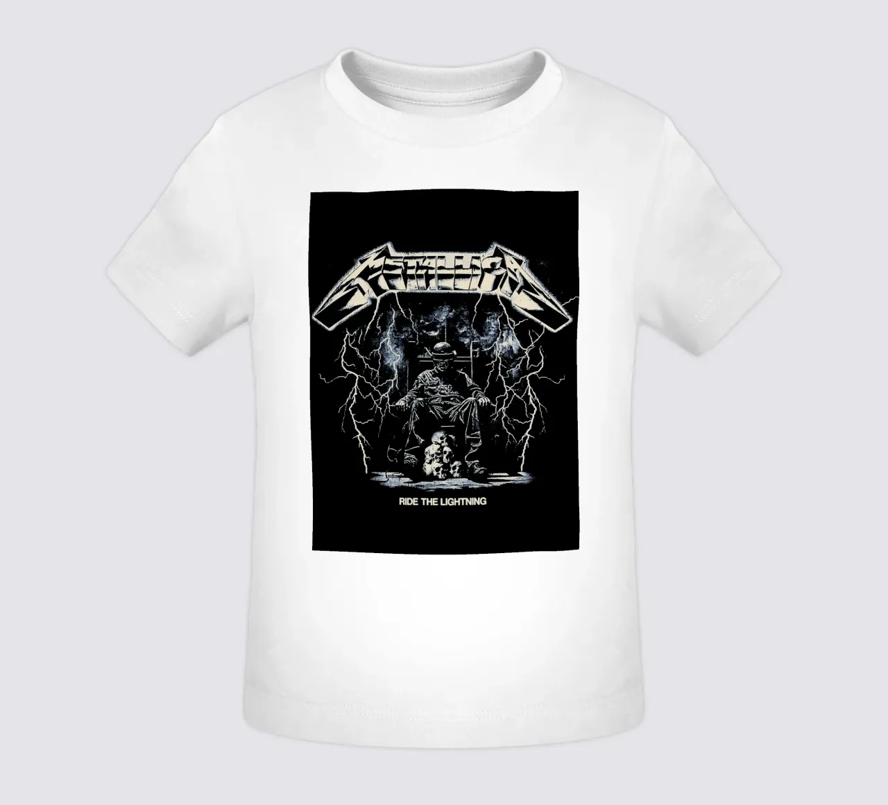 Ride The Lightning metallichead maglietta neonato da music soul