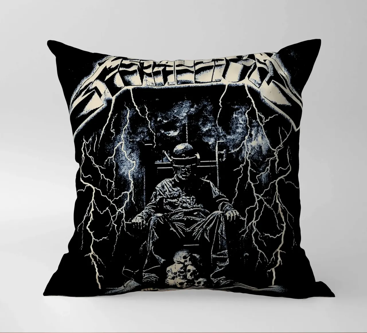 Ride The Lightning metallichead cuscino da music soul
