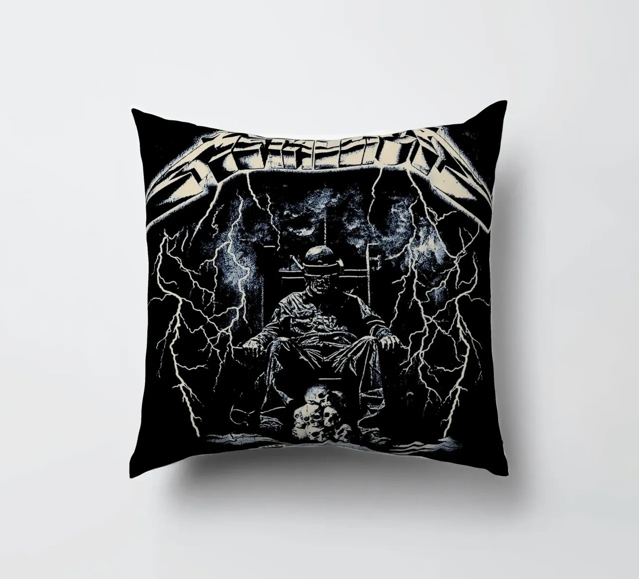 Ride The Lightning metallichead cuscino da music soul