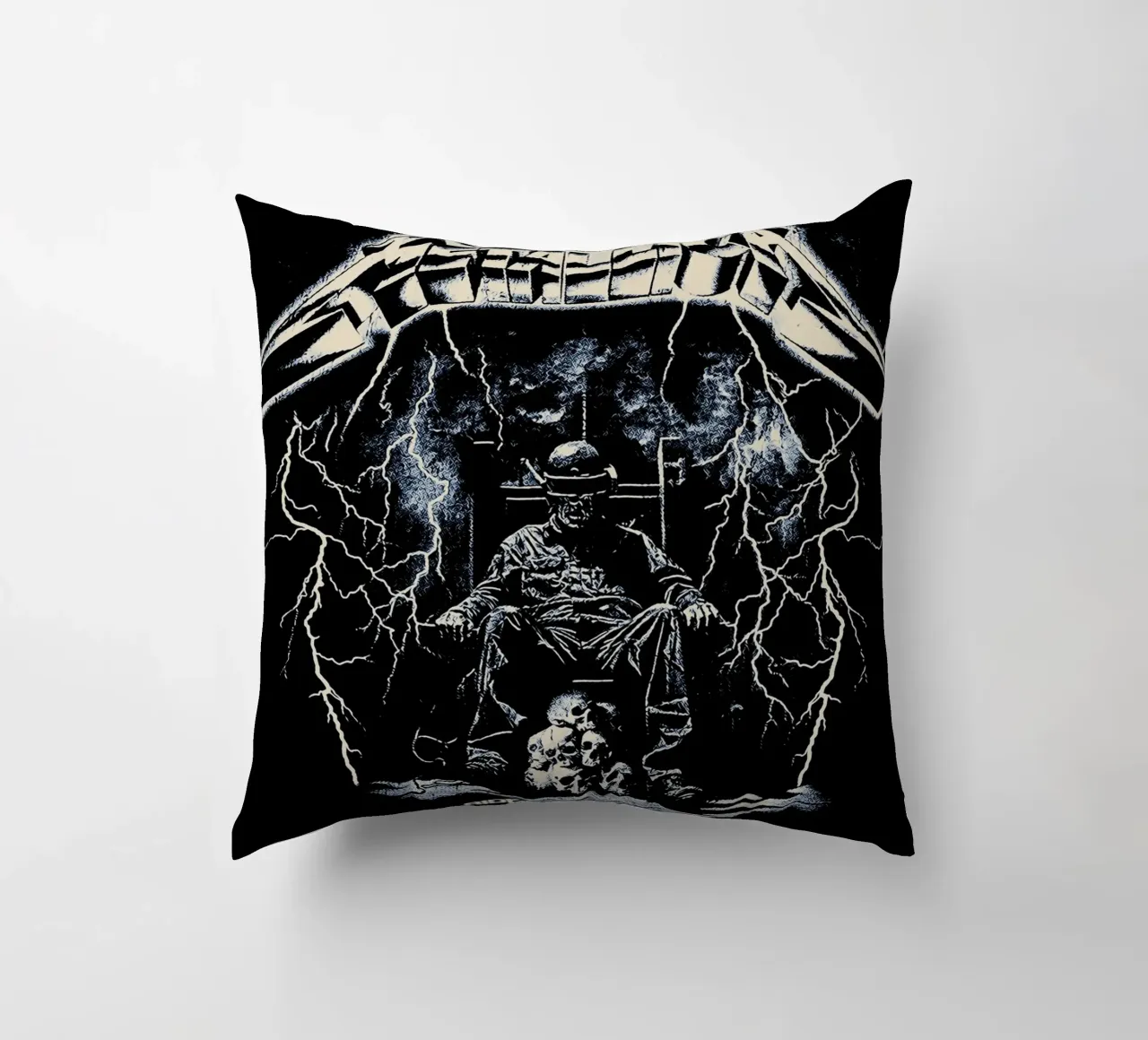 Ride The Lightning metallichead cuscino da music soul