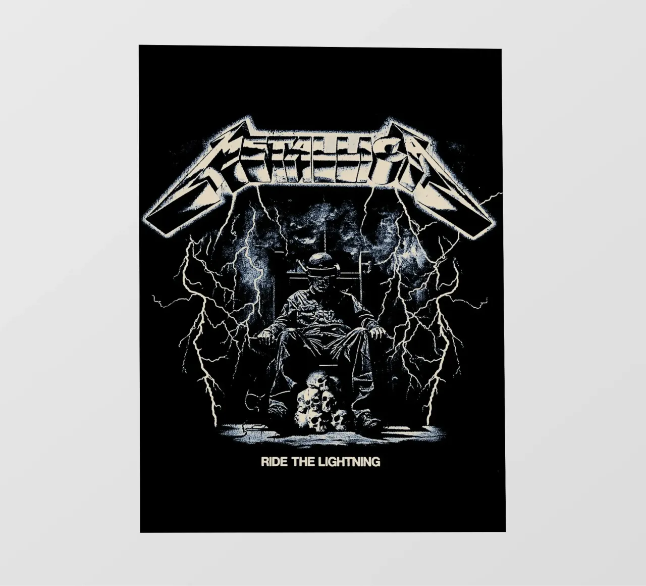 Ride The Lightning metallichead pellicola backlit da music soul