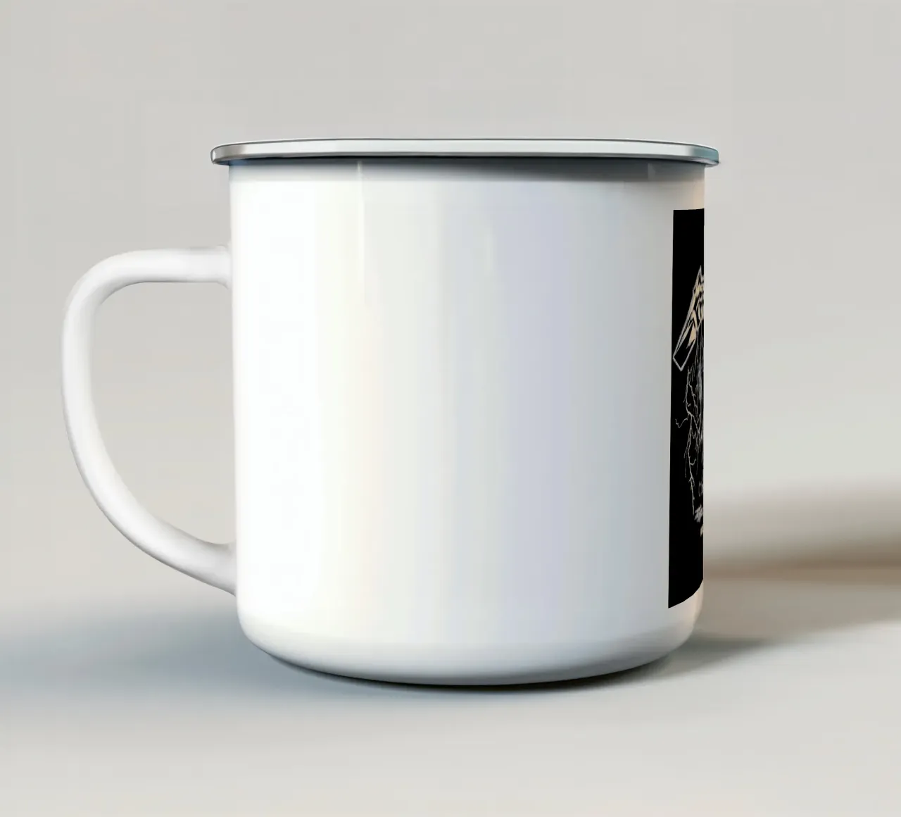 Ride The Lightning metallichead tazza in smalto da music soul