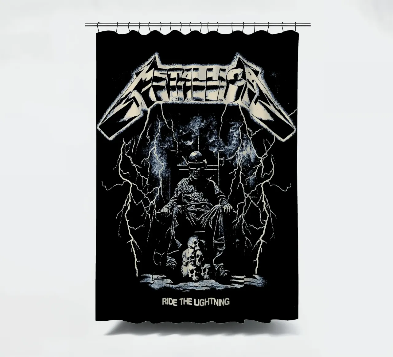Ride The Lightning metallichead tenda da doccia da music soul