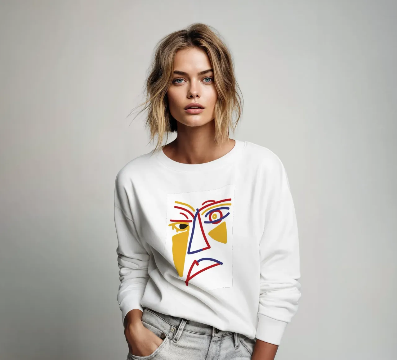 Picasso Primary Gaze felpa da Dream Gesso