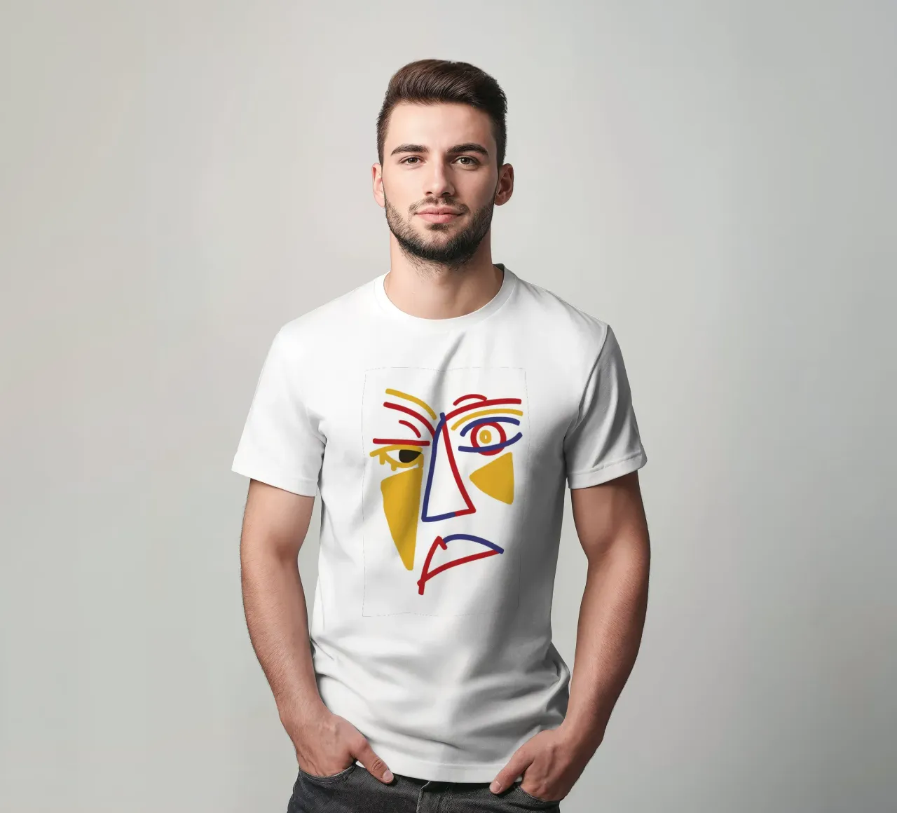 Picasso Primary Gaze t-shirt da Dream Gesso