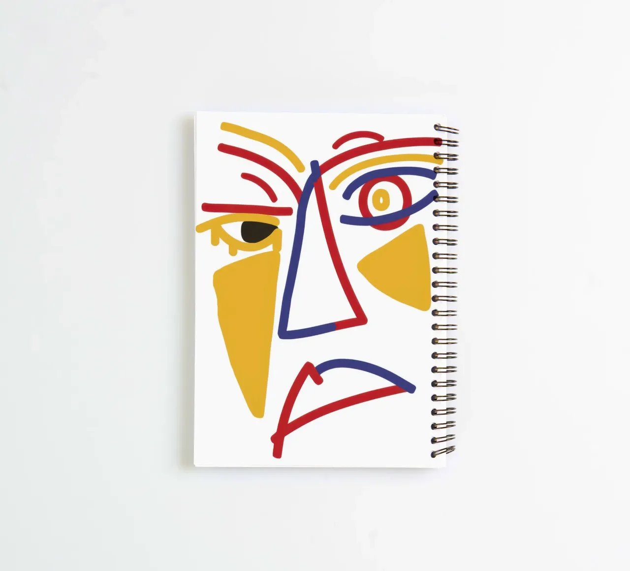 Picasso Primary Gaze spiral notebook by Dream Gesso