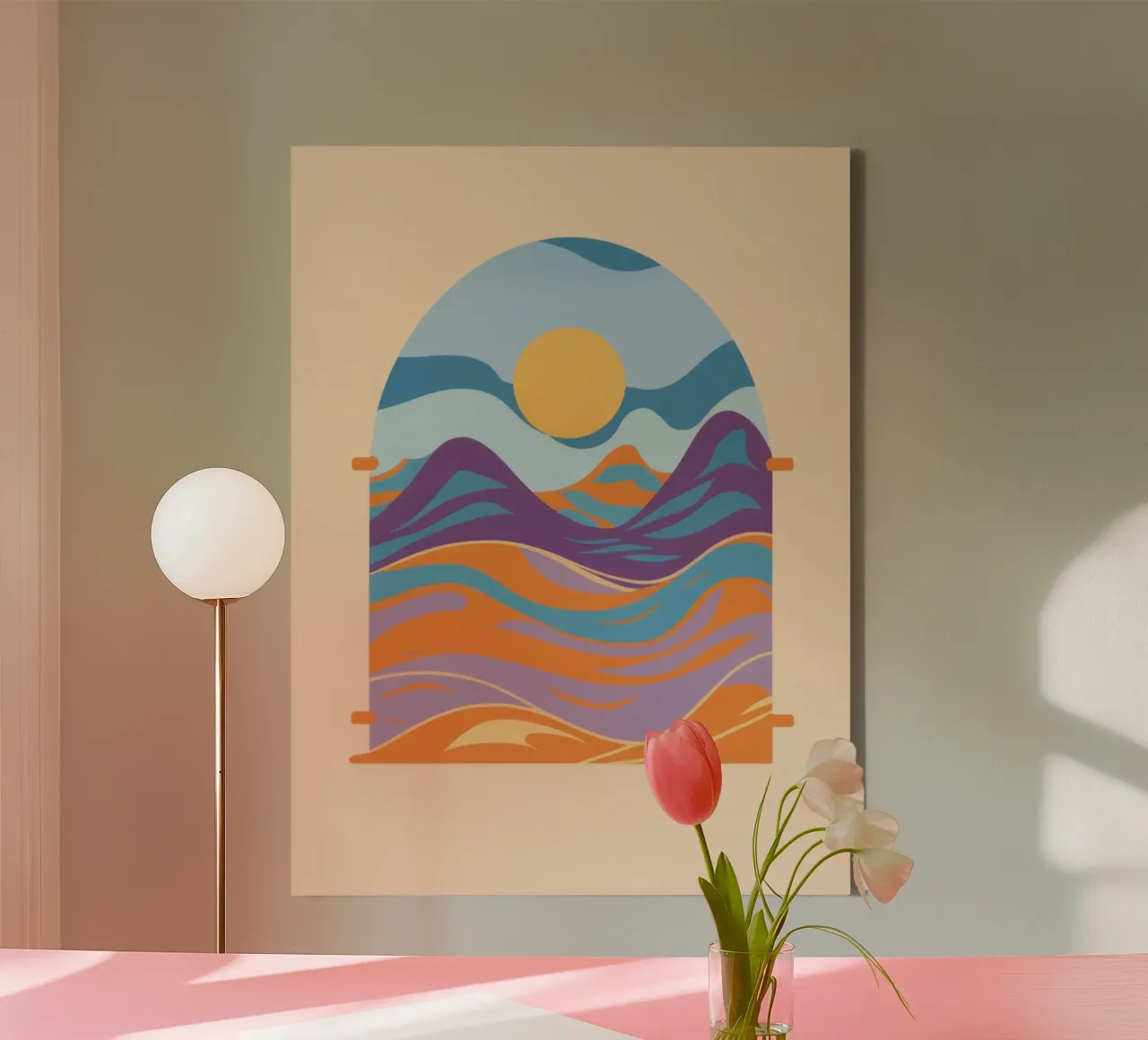 Archway to Serenity canvas with Floater frame by Giant Foxs