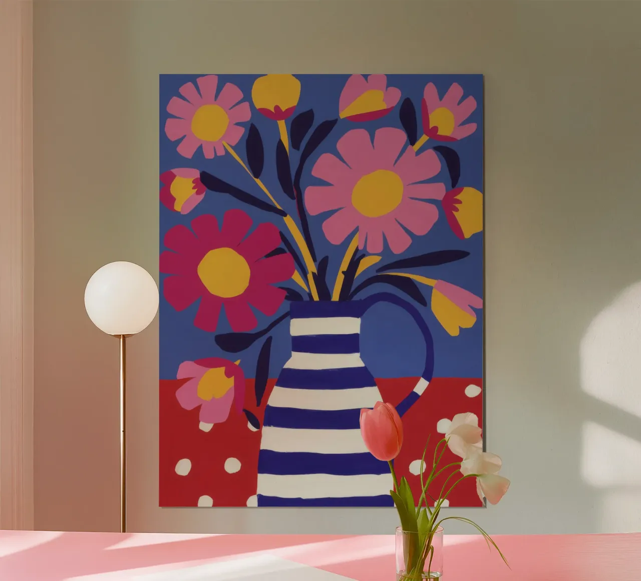 Bouquet a strisce giubilanti poster da Rain Balance