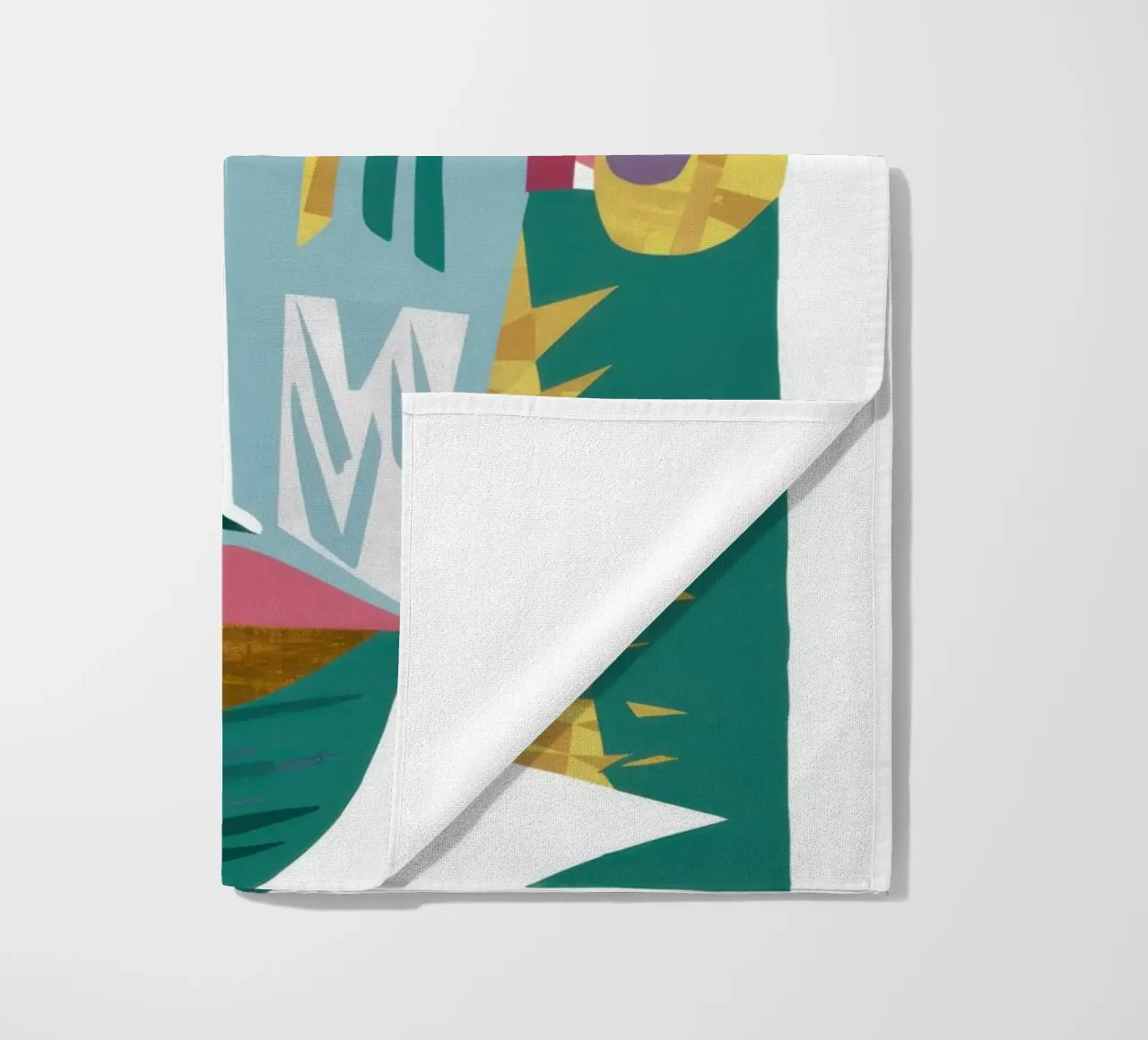 Totem vivido cubista telo mare da Dream Gesso