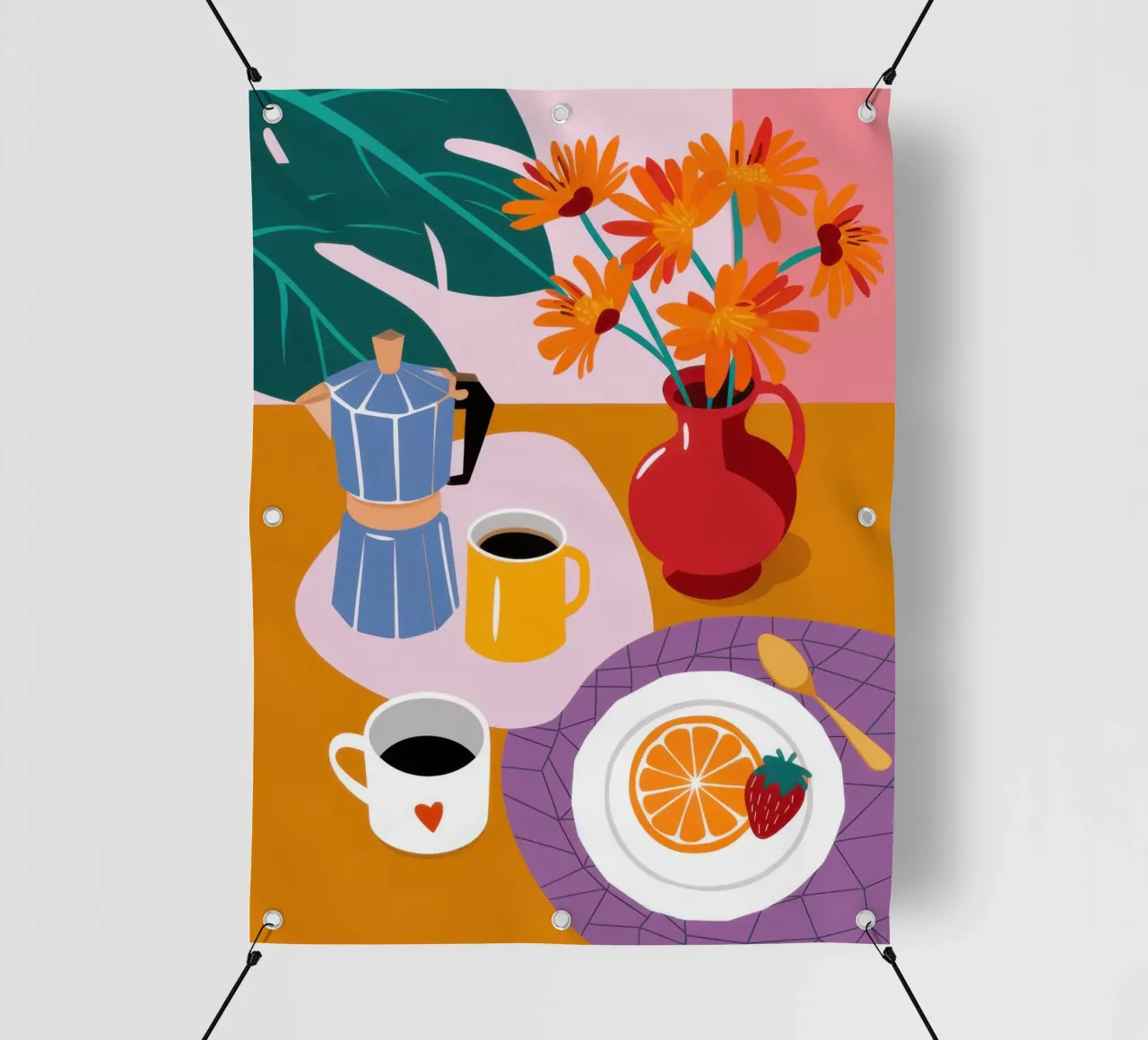 Infuso mattutino di girasole telo in pvc da Reds Jays