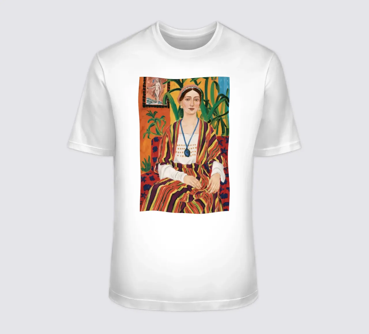 Musa opulenta e bohémien t-shirt da Mythy Brush